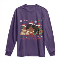 Have A Melanin Christmas Long Sleeve Shirt Black Girl Xmas Gift - Wonder Print Shop