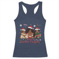 Have A Melanin Christmas Racerback Tank Top Black Girl Xmas Gift - Wonder Print Shop