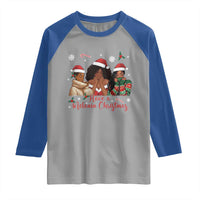Have A Melanin Christmas Raglan Shirt Black Girl Xmas Gift - Wonder Print Shop