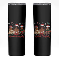 Have A Melanin Christmas Skinny Tumbler Black Girl Xmas Gift - Wonder Print Shop