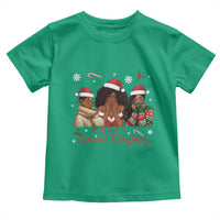 Have A Melanin Christmas Toddler T Shirt Black Girl Xmas Gift - Wonder Print Shop