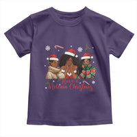 Have A Melanin Christmas Toddler T Shirt Black Girl Xmas Gift - Wonder Print Shop