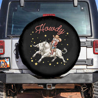 Funny Nutcracker Bull Riding Spare Tire Cover Howdy Western Christmas Holiday Gift - Wonder Print Shop
