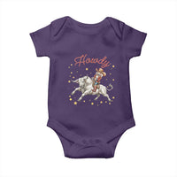 Funny Nutcracker Bull Riding Baby Onesie Howdy Western Christmas Holiday Gift - Wonder Print Shop