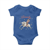 Funny Nutcracker Bull Riding Baby Onesie Howdy Western Christmas Holiday Gift - Wonder Print Shop