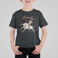 Funny Nutcracker Bull Riding T Shirt For Kid Howdy Western Christmas Holiday Gift - Wonder Print Shop