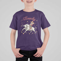 Funny Nutcracker Bull Riding T Shirt For Kid Howdy Western Christmas Holiday Gift - Wonder Print Shop