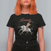 Funny Nutcracker Bull Riding T Shirt For Women Howdy Western Christmas Holiday Gift - Wonder Print Shop