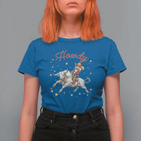 Funny Nutcracker Bull Riding T Shirt For Women Howdy Western Christmas Holiday Gift - Wonder Print Shop
