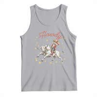 Funny Nutcracker Bull Riding Tank Top Howdy Western Christmas Holiday Gift - Wonder Print Shop
