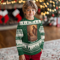 Funny Sarcastic Political Satire Ugly Christmas Sweater You Are Not Jesus