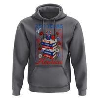 250 Years Of America American Teacher Graphic Hoodie Patriotic Educator Gift
