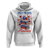 250 Years Of America American Teacher Graphic Hoodie Patriotic Educator Gift