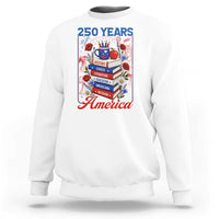 250 Years Of America American Teacher Graphic Sweatshirt Patriotic Educator Gift