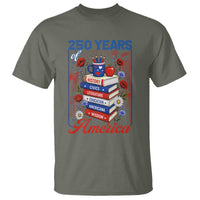 250 Years Of America American Teacher Graphic T Shirt Patriotic Educator Gift