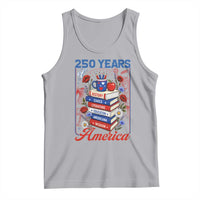 250 Years Of America American Teacher Graphic Tank Top Patriotic Educator Gift