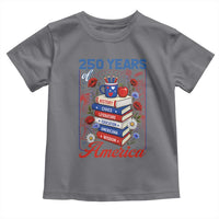 250 Years Of America American Teacher Graphic Toddler T Shirt Patriotic Educator Gift