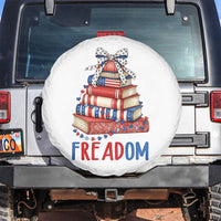 Funny Patriotic Book Lover Gift Spare Tire Cover Freadom