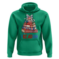 Funny Patriotic Book Lover Gift Hoodie Freadom
