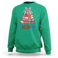 Funny Patriotic Book Lover Gift Sweatshirt Freadom