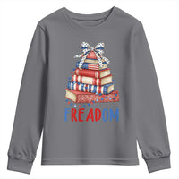 Funny Patriotic Book Lover Gift Youth Sweatshirt Freadom