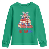 Funny Patriotic Book Lover Gift Youth Sweatshirt Freadom