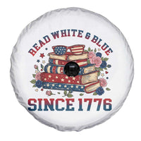 Funny Patriotic Book Lover Gift Spare Tire Cover Read White Blue Since 1776