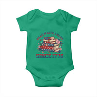 Funny Patriotic Book Lover Gift Baby Onesie Read White Blue Since 1776