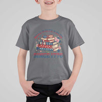 Funny Patriotic Book Lover Gift T Shirt For Kid Read White Blue Since 1776