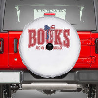 Patriotic Book Lover Gift Spare Tire Cover Books Are My Love Language