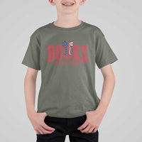 Patriotic Book Lover Gift T Shirt For Kid Books Are My Love Language