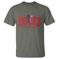 Patriotic Book Lover Gift T Shirt Books Are My Love Language
