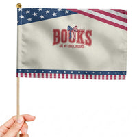 Book Lover Gift Patriotic Handheld Flag Books Are My Love Language