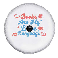 Books Are My Love Language Spare Tire Cover Bookish Patriot Gift