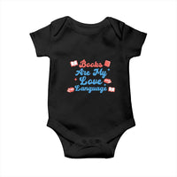 Books Are My Love Language Baby Onesie Bookish Patriot Gift