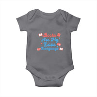 Books Are My Love Language Baby Onesie Bookish Patriot Gift