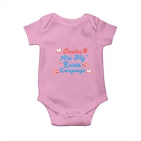 Books Are My Love Language Baby Onesie Bookish Patriot Gift