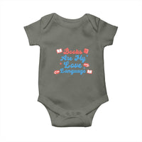 Books Are My Love Language Baby Onesie Bookish Patriot Gift