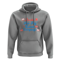 Books Are My Love Language Hoodie Bookish Patriot Gift