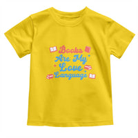 Books Are My Love Language Toddler T Shirt Bookish Patriot Gift