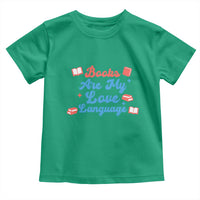 Books Are My Love Language Toddler T Shirt Bookish Patriot Gift