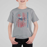 Patriotic ED Nurse Gift T Shirt For Kid 250 Years Of Emergency Department