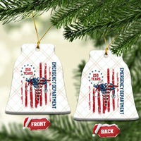 Patriotic ED Nurse Gift Ceramic Ornament 250 Years Of Emergency Department