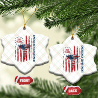 Patriotic ED Nurse Gift Ceramic Ornament 250 Years Of Emergency Department