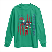 Patriotic ED Nurse Gift Long Sleeve Shirt 250 Years Of Emergency Department