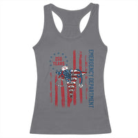 Patriotic ED Nurse Gift Racerback Tank Top 250 Years Of Emergency Department