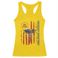 Patriotic ED Nurse Gift Racerback Tank Top 250 Years Of Emergency Department