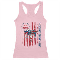 Patriotic ED Nurse Gift Racerback Tank Top 250 Years Of Emergency Department