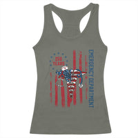 Patriotic ED Nurse Gift Racerback Tank Top 250 Years Of Emergency Department