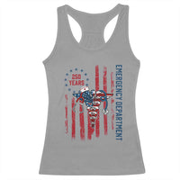 Patriotic ED Nurse Gift Racerback Tank Top 250 Years Of Emergency Department
